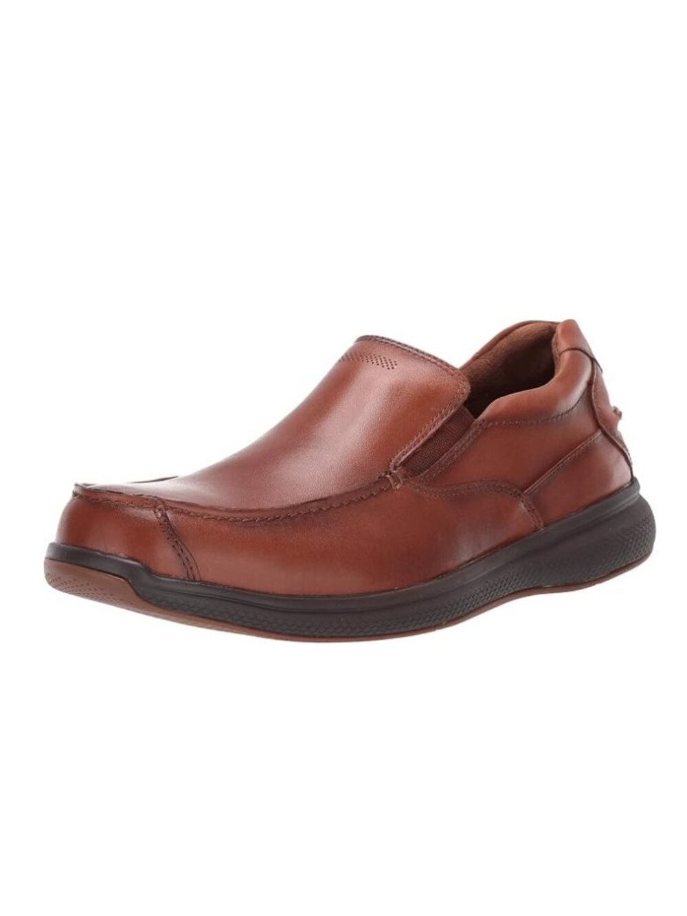 NEW Florsheim Men's Bayside Steel Toe Slip-On Loafer Brown Size 14D BY1791